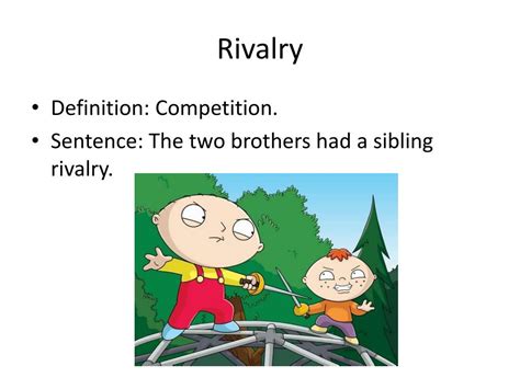 rivalries definition